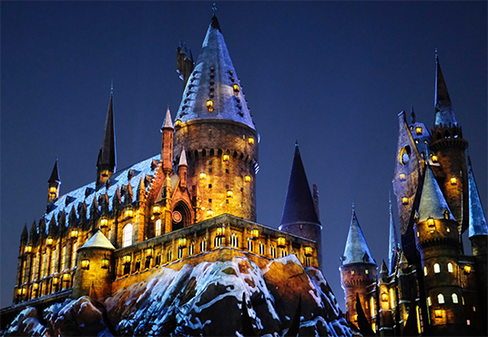 Halloween at Hogwarts Harry Potter Castle Backdrop for Photography SBH –  Starbackdrop